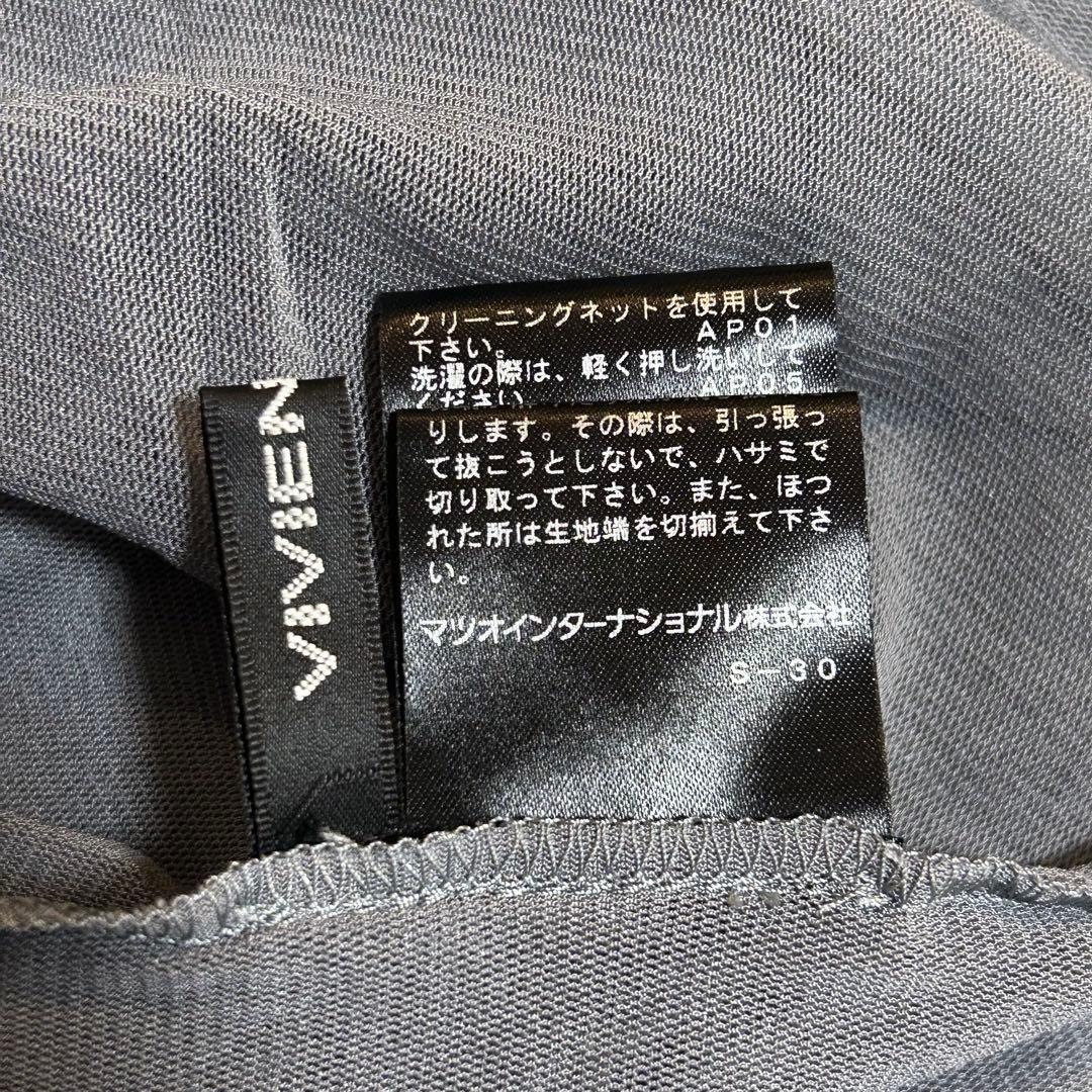 VIVIENNE TAM 花柄刺繍入り チュニック グレー 38