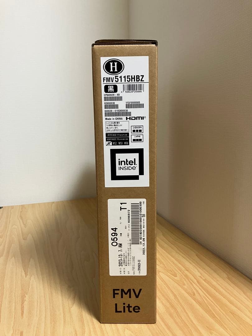 【新品】ノートパソコン Lite 5115/H(15.6型)FMV5115HBZ