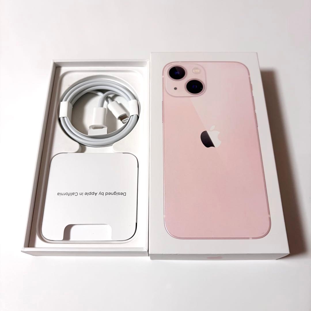 iPhone 13mini 128GB 本体+箱+充電ケーブル+新品フィルム