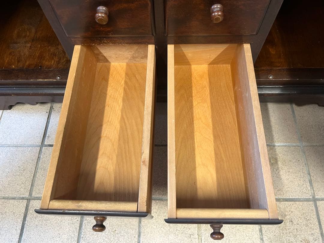 定価93万円◼️松本民芸家具 C型食器棚 カップボード キッチン収納 収納家具