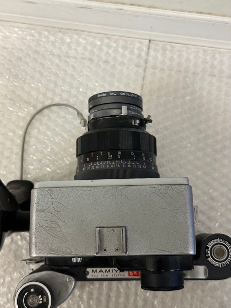 マミヤ MAMIYA UNIVERSAL PRESS レンズ付き