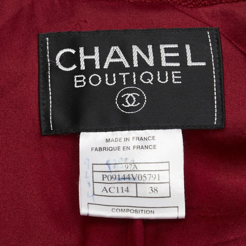 CHANEL シャネル ココマーク ジャケット コート サイズ 38 ウール