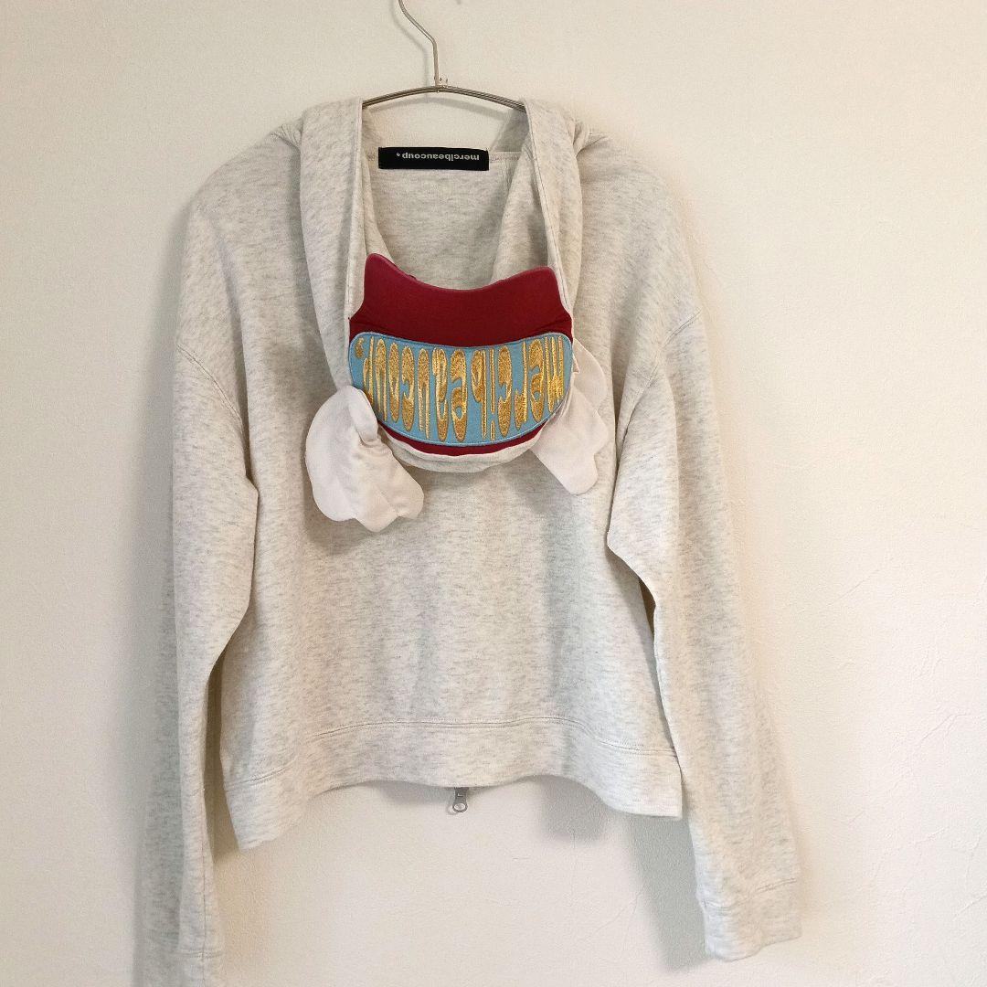 mercibeaucoup, 耳付き キャップフード パーカー サイズ1 日本製