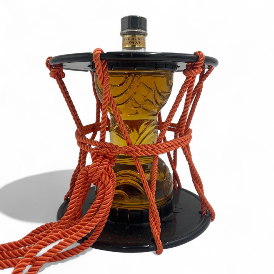 【未開栓 】希少サントリーピュアモルトウヰスキー木桶仕込/直火蒸留/鼓型ボトル