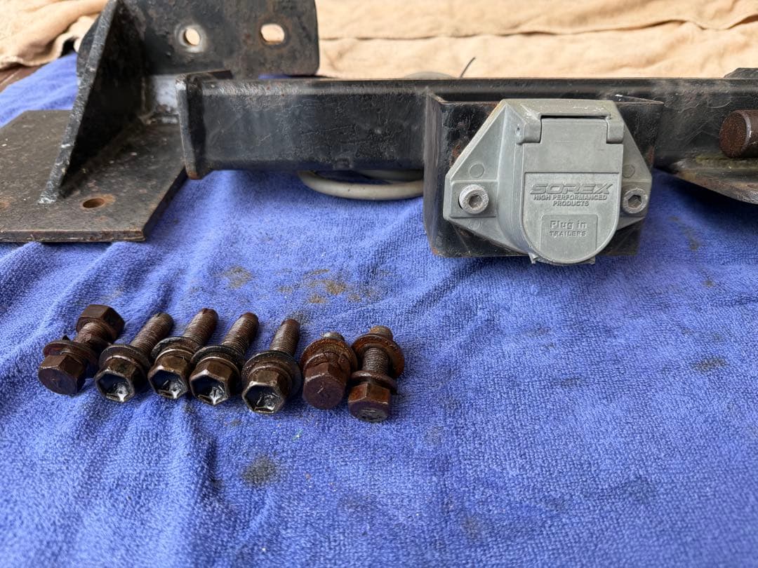 ランクル80 ヒッチメンバーアルミボート　トレーラー　ソレックス サントレックス