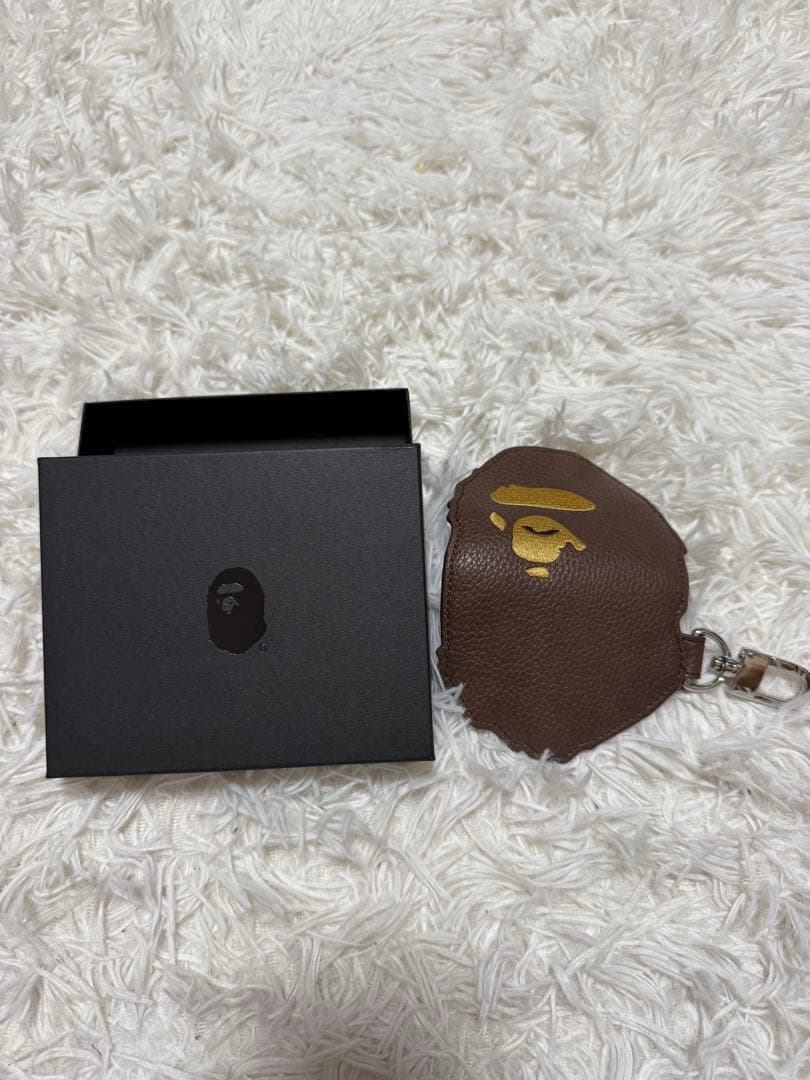 o*p様 ape レザー キーケース キーリング キーホルダー