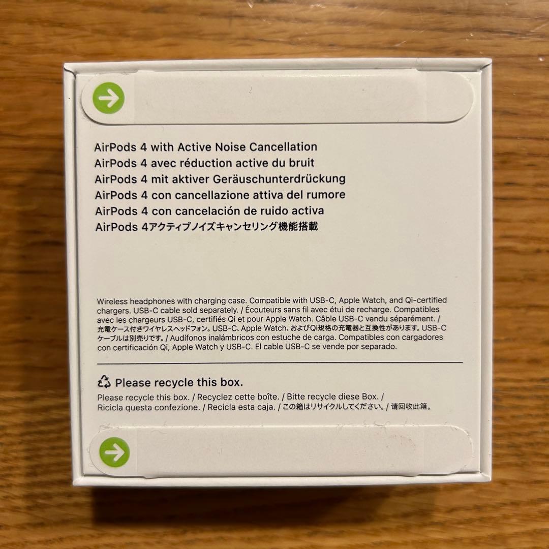 新品未使用◆ Apple AirPods4 ANC搭載