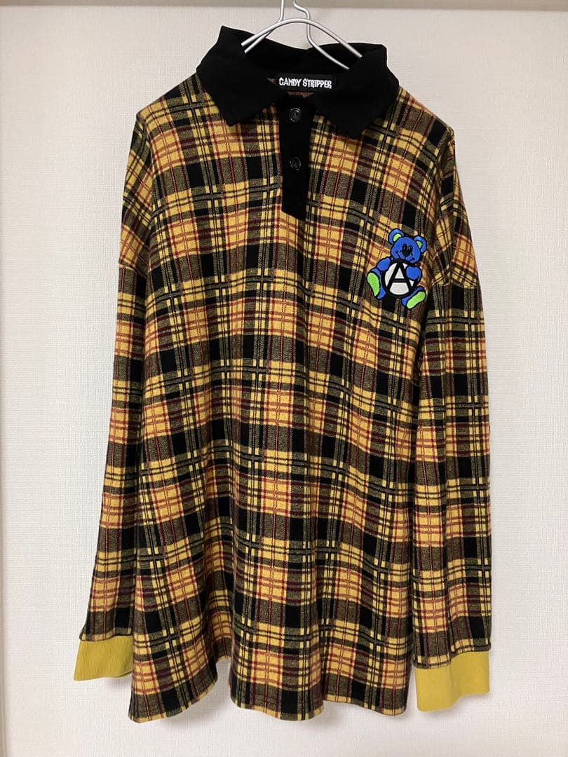 CandyStripper ANARCHY BEAR POLOトップス 完売品