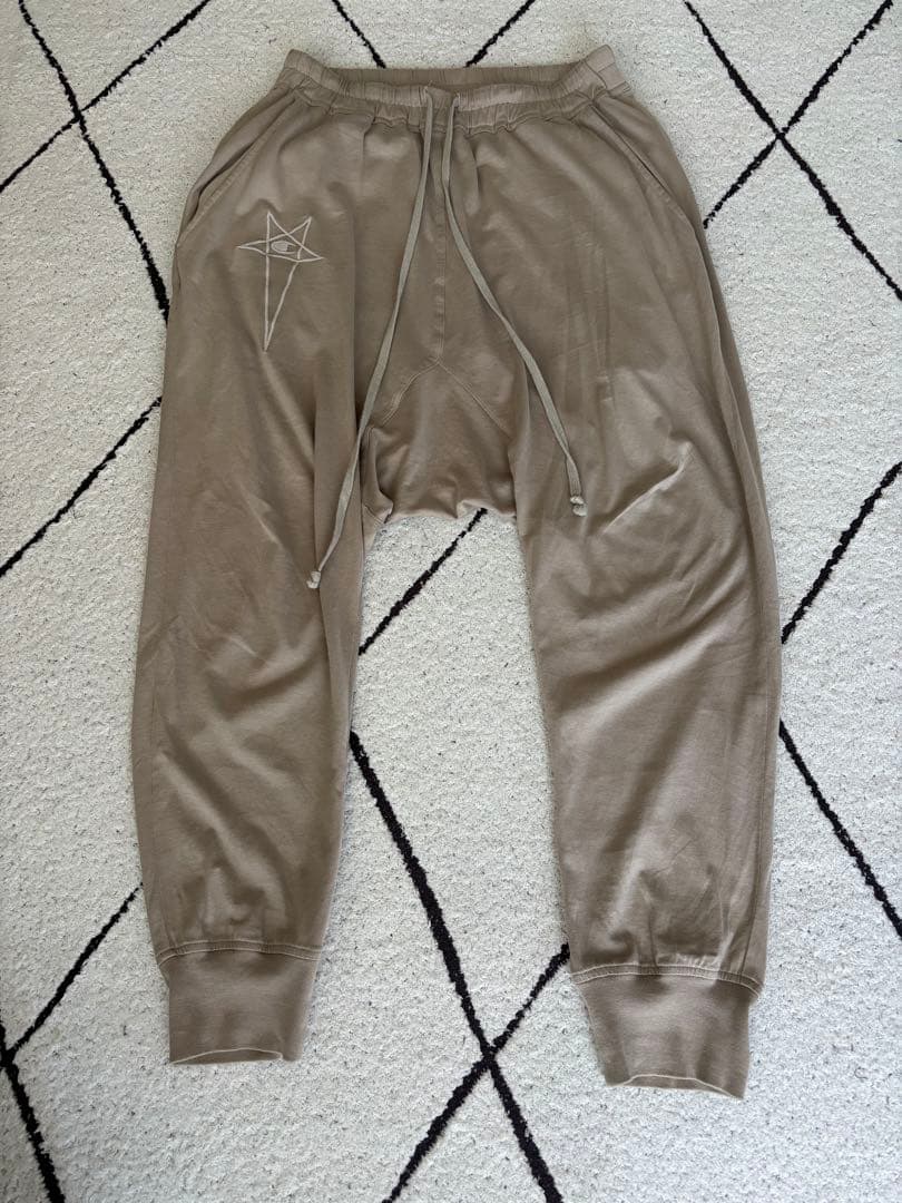 RickOwens DRKSHDW×Championサルエルパンツ S ベージュ