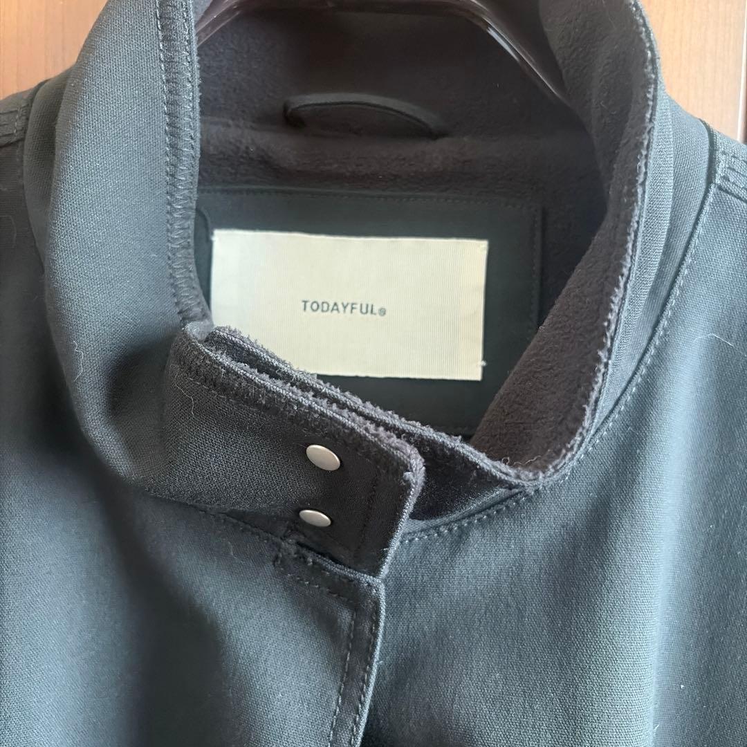 【現品画像あり】TODAYFUL スタンドカラーブルゾン 黒 ブラック