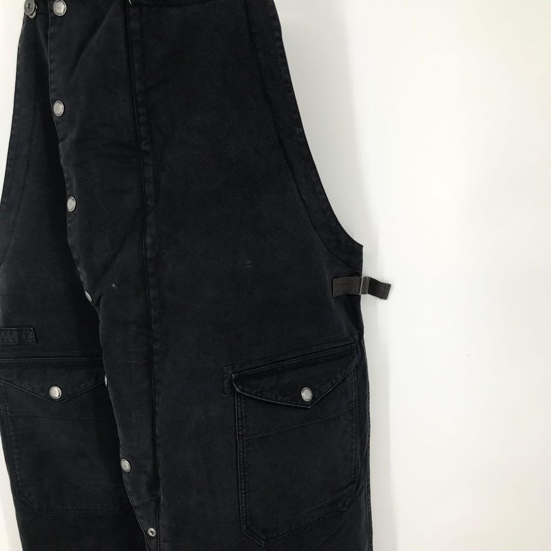 アットダーティー　オーバーオール　XL　オールインワン　つなぎ　ブラック