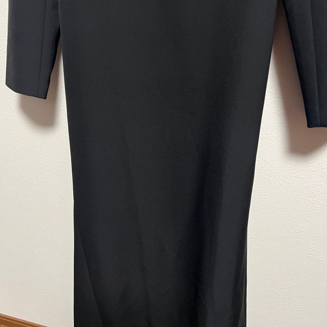 rim.ark Shoulder tuck long dress ブラック 38