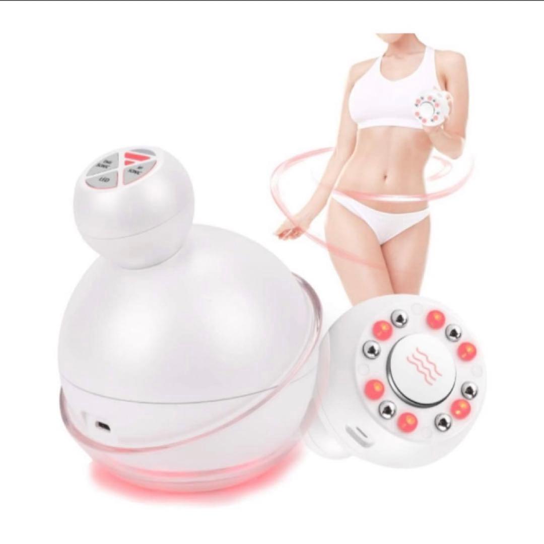 IPX7防水設計キャビテーションEMS微電流 超音波振動RFラジオ波光エステ搭載