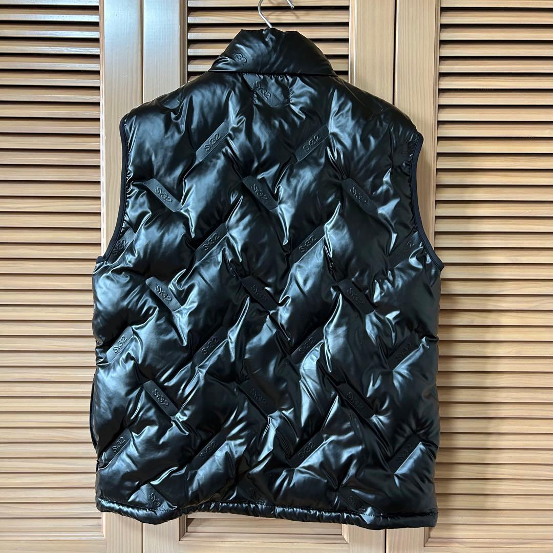 美品SY32 BY SWEET YEARS ゴルフ ブラックダウンベスト