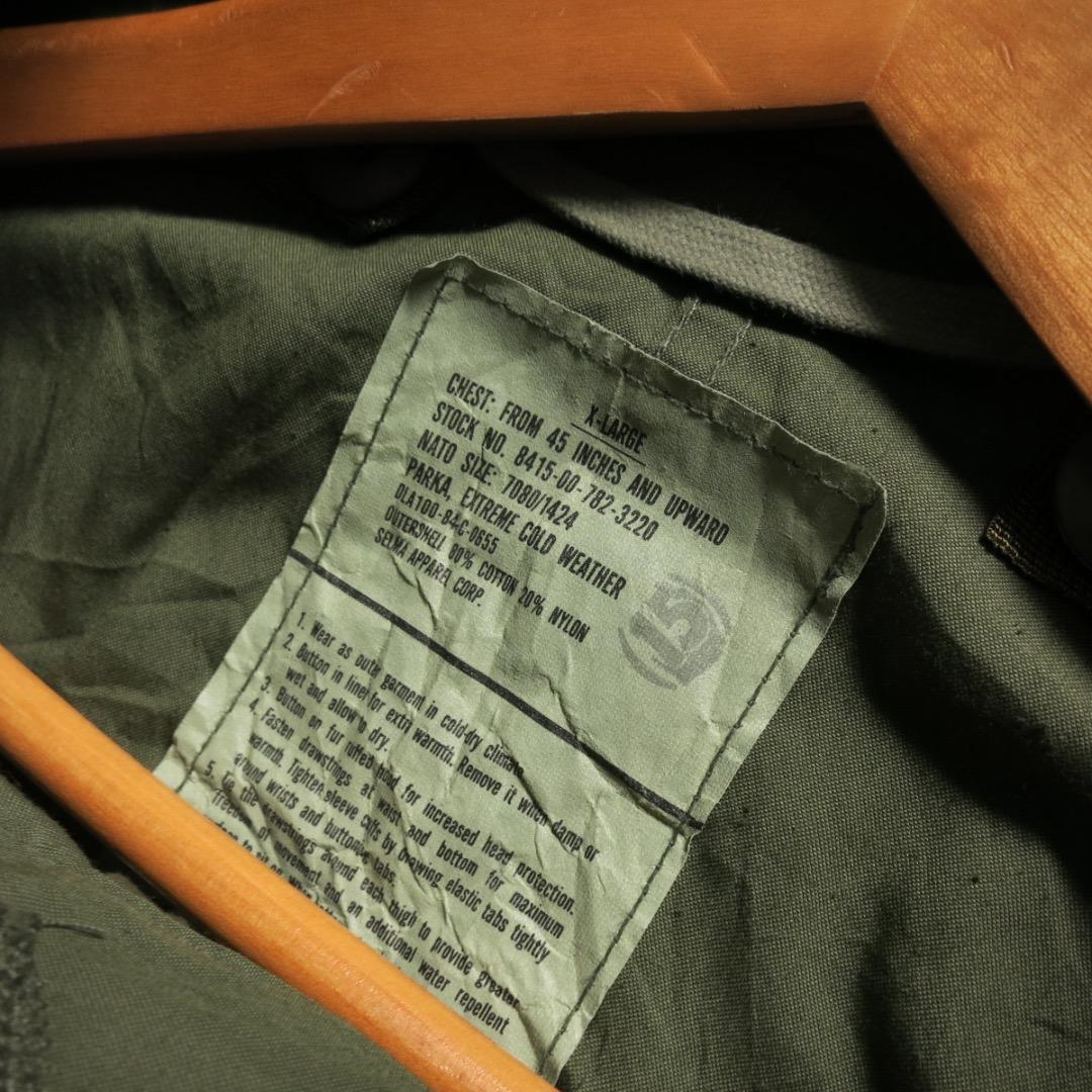 XL 米軍実物 デッドストック M65フィッシュテールパーカー