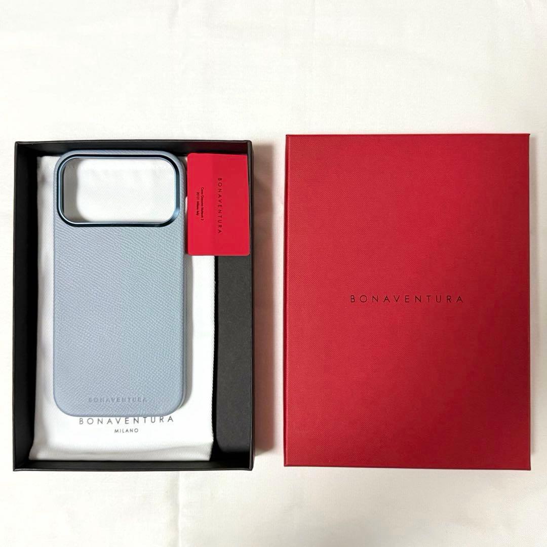 完売品✨ボナベンチュラ iPhone17pro Max ケース　ノービレレザー