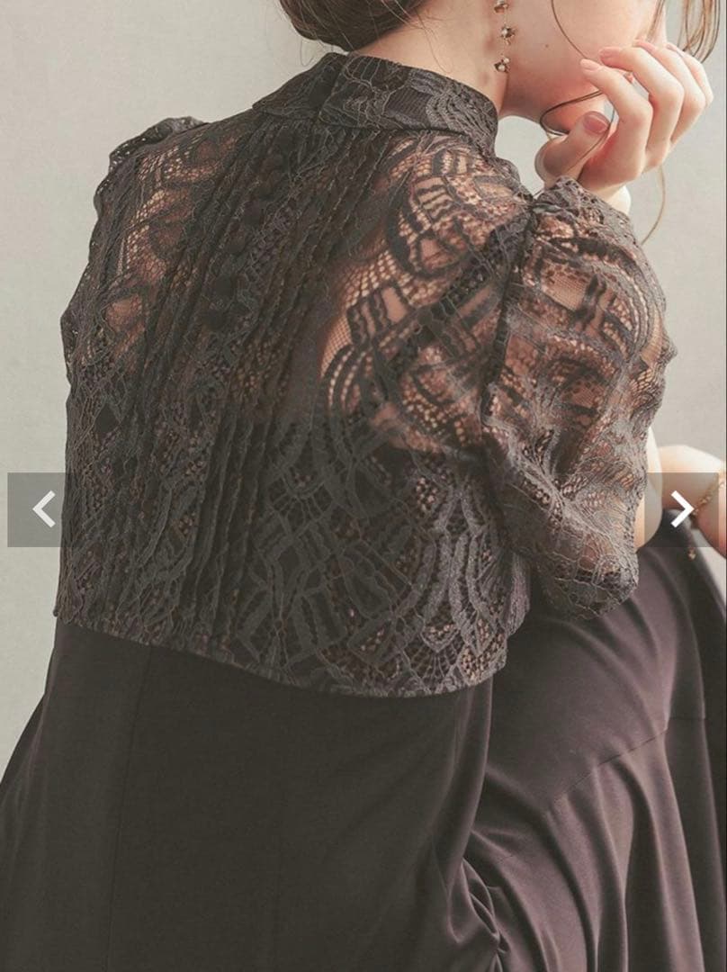 Dorry Doll 3wayレースボレロ&マーメイドキャミドレス ブラウン L