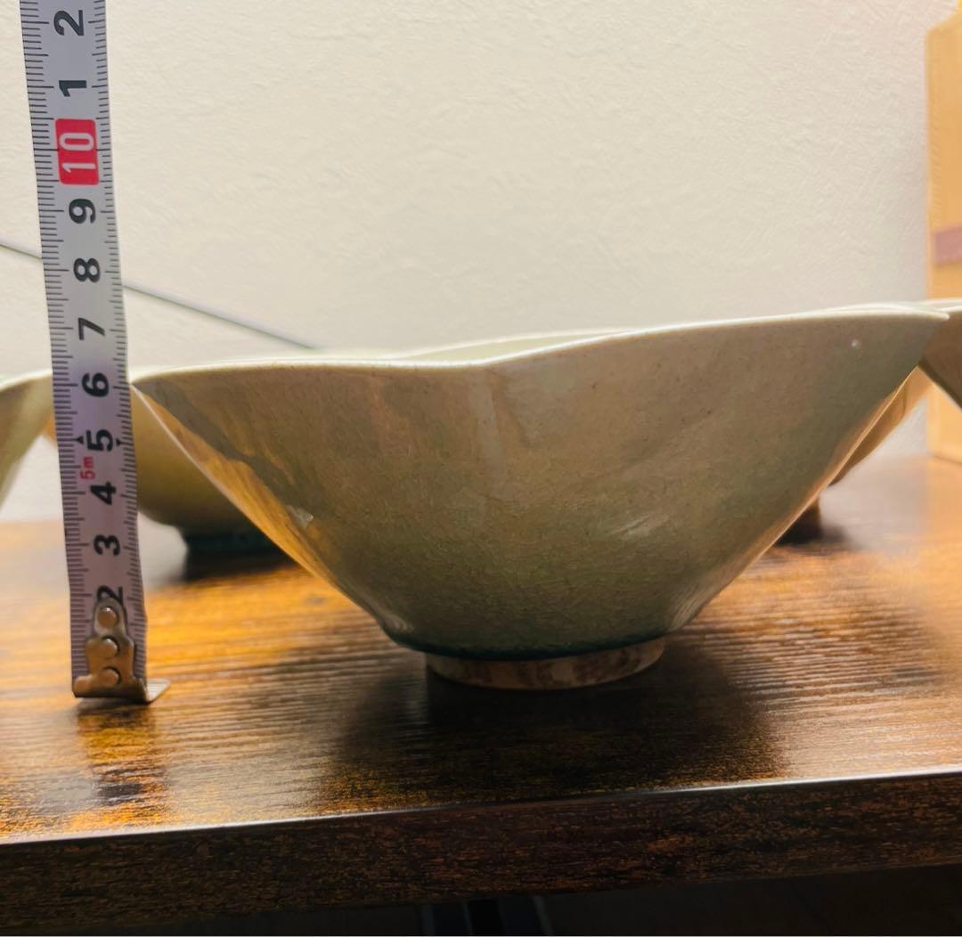 武村豊徳御井　向付 5枚揃い共箱未使用保管品