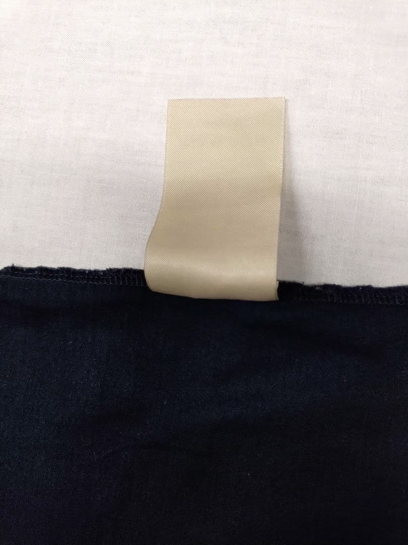 HERMES　エルメス　胸ポケット刺繍　黒Tシャツ　サイズ34