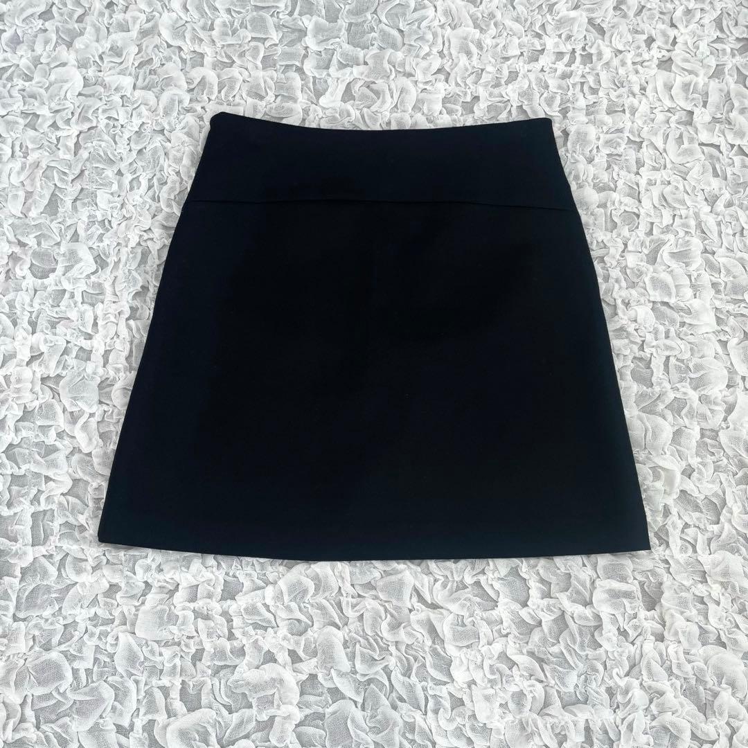 ボーダーズアットバルコニー ウールミニスカート　定価42900円　38