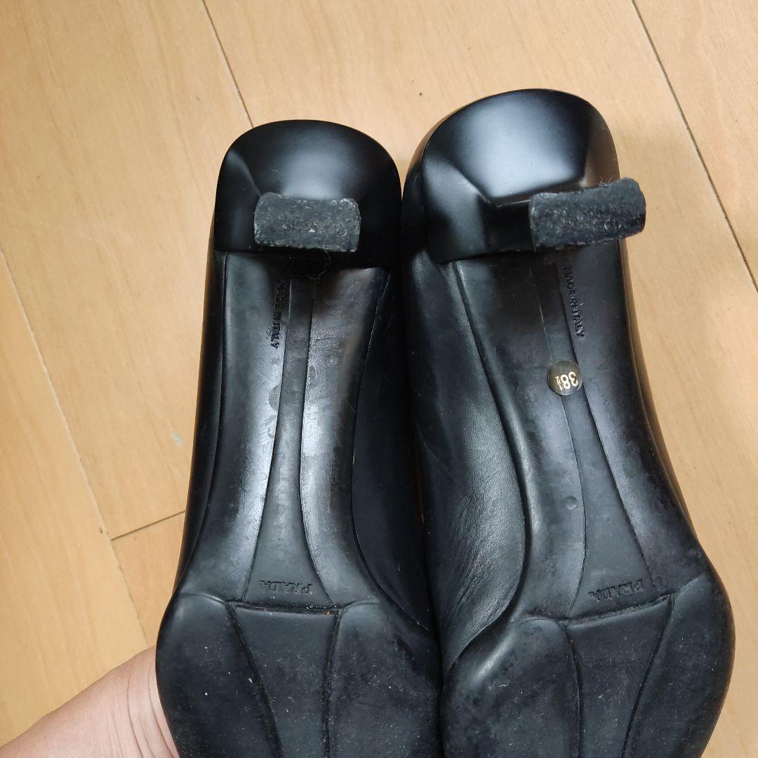 Prada 黒 ヒール5cm