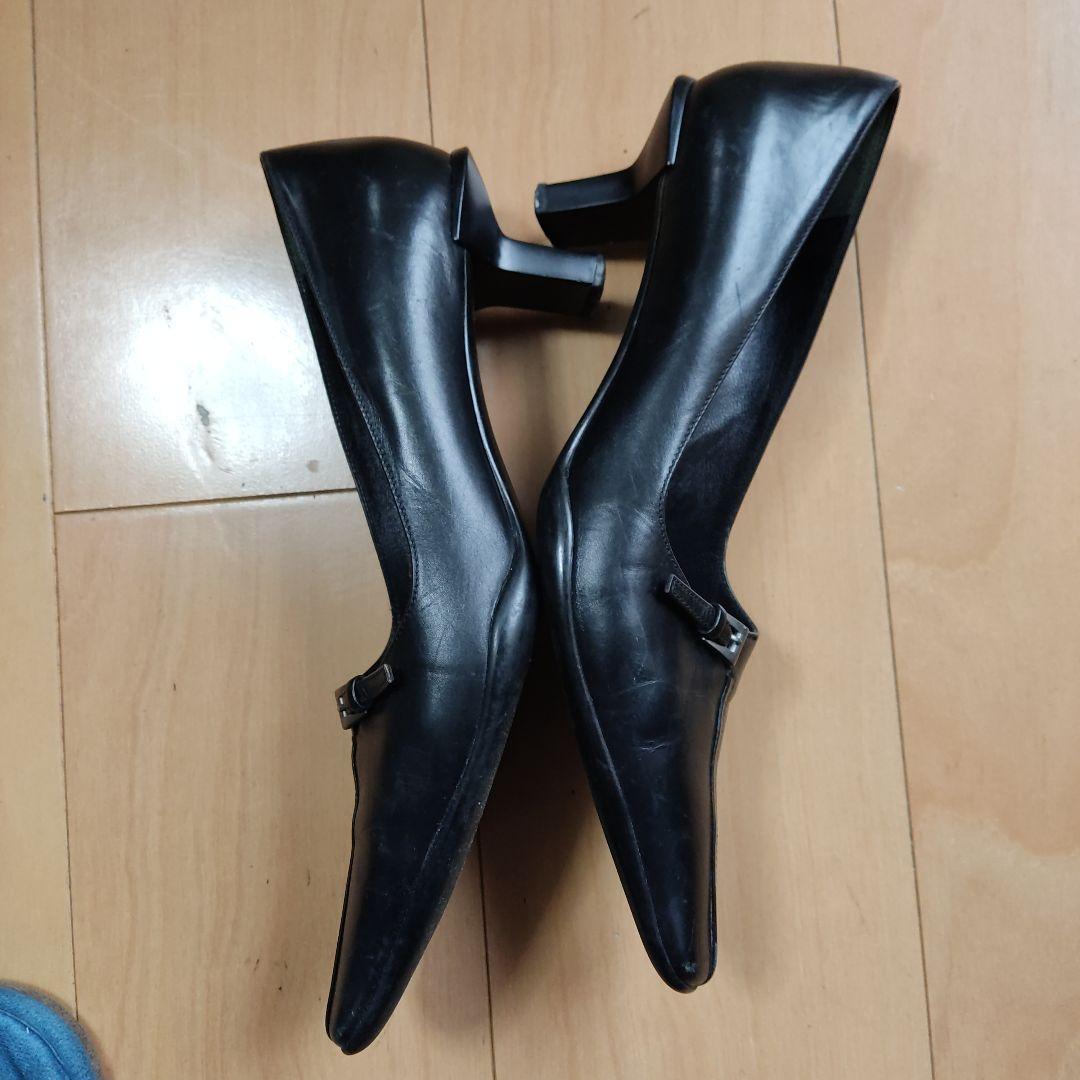 Prada 黒 ヒール5cm