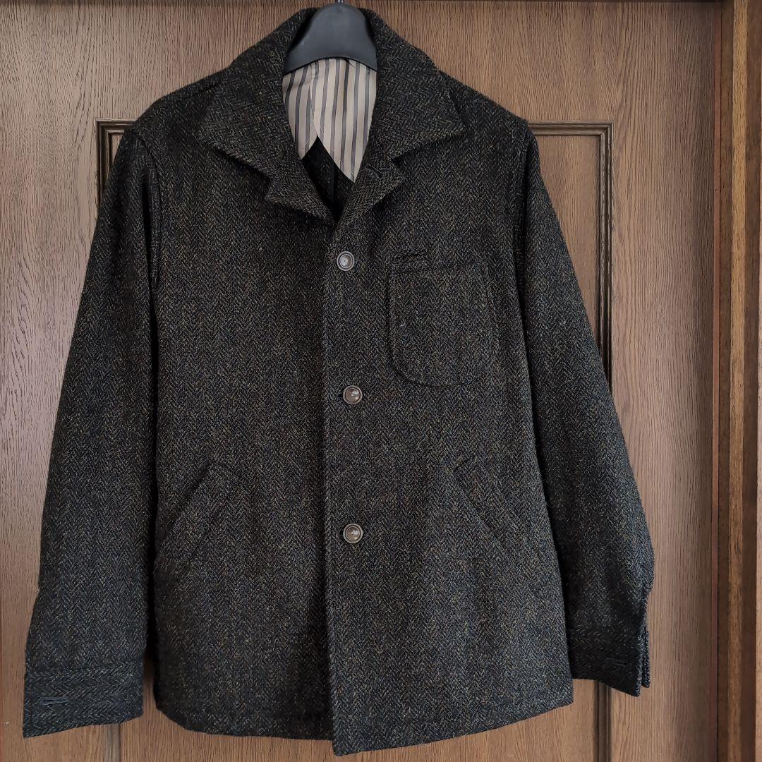 MOJITO モヒート　ウールヘリンボーンジャケット S