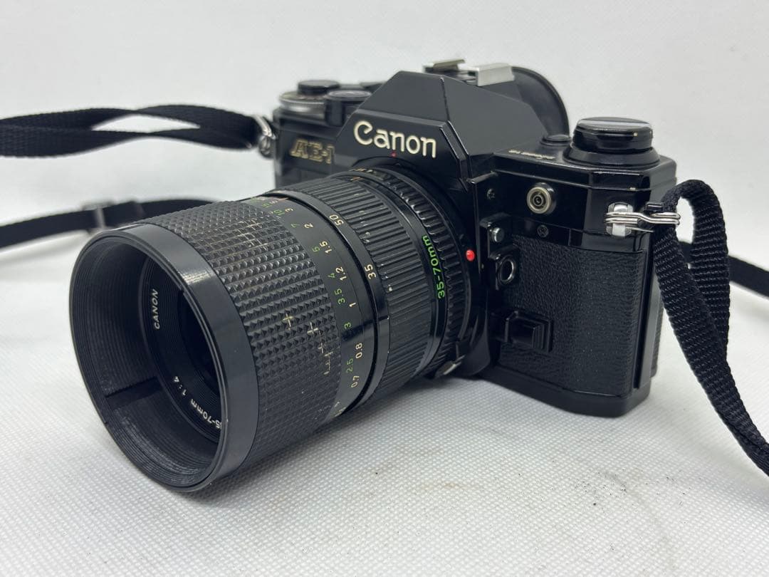 CANON AE-1 + FD 35-75mm f4レンズ付 動作良好