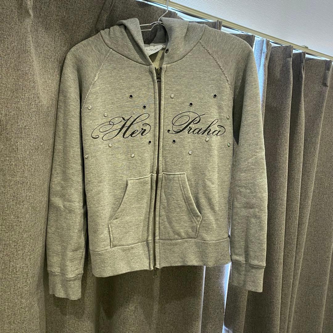 トップス herpraha zodiac sign zip hoodie