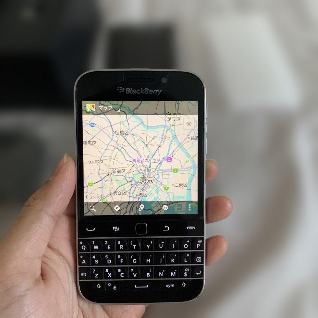 超美品ブラックベリーQ20ブラックフルセット