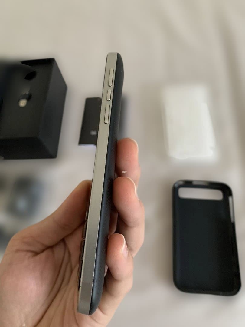 超美品ブラックベリーQ20ブラックフルセット