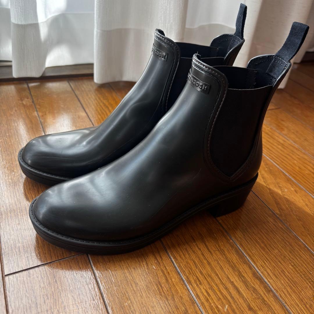 【MACKINTOSH】TRINITYサイドゴアチェルシーレインブーツ ブラウン