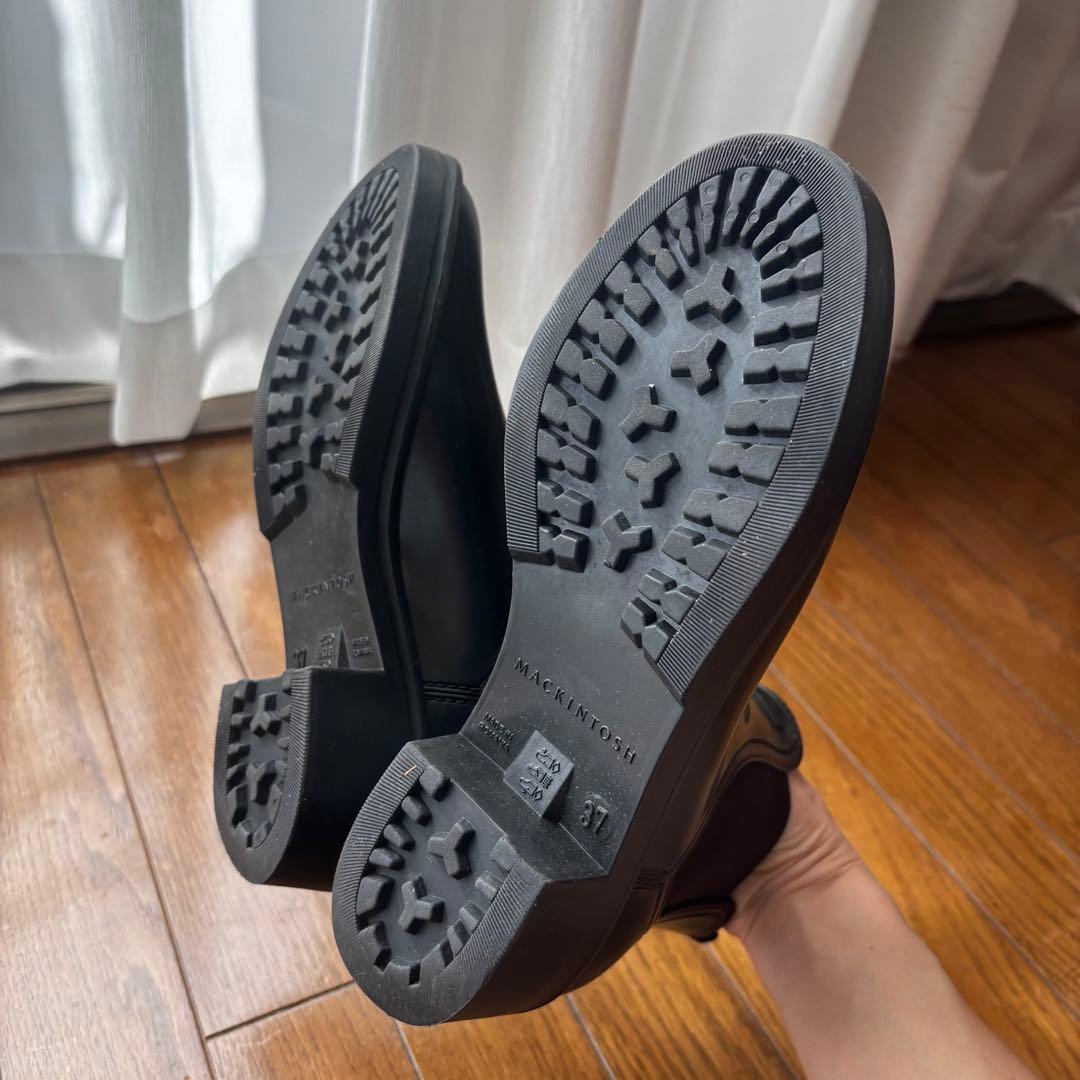 【MACKINTOSH】TRINITYサイドゴアチェルシーレインブーツ ブラウン