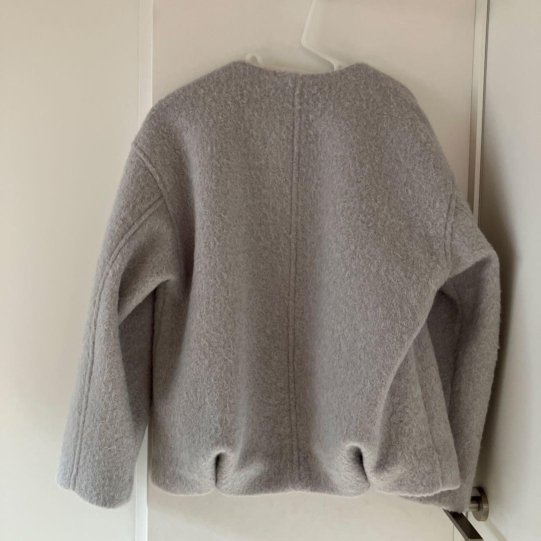 ブークレ ノーカラーブルゾン　BEAUTY&YOUTH ユナイテッドアローズ