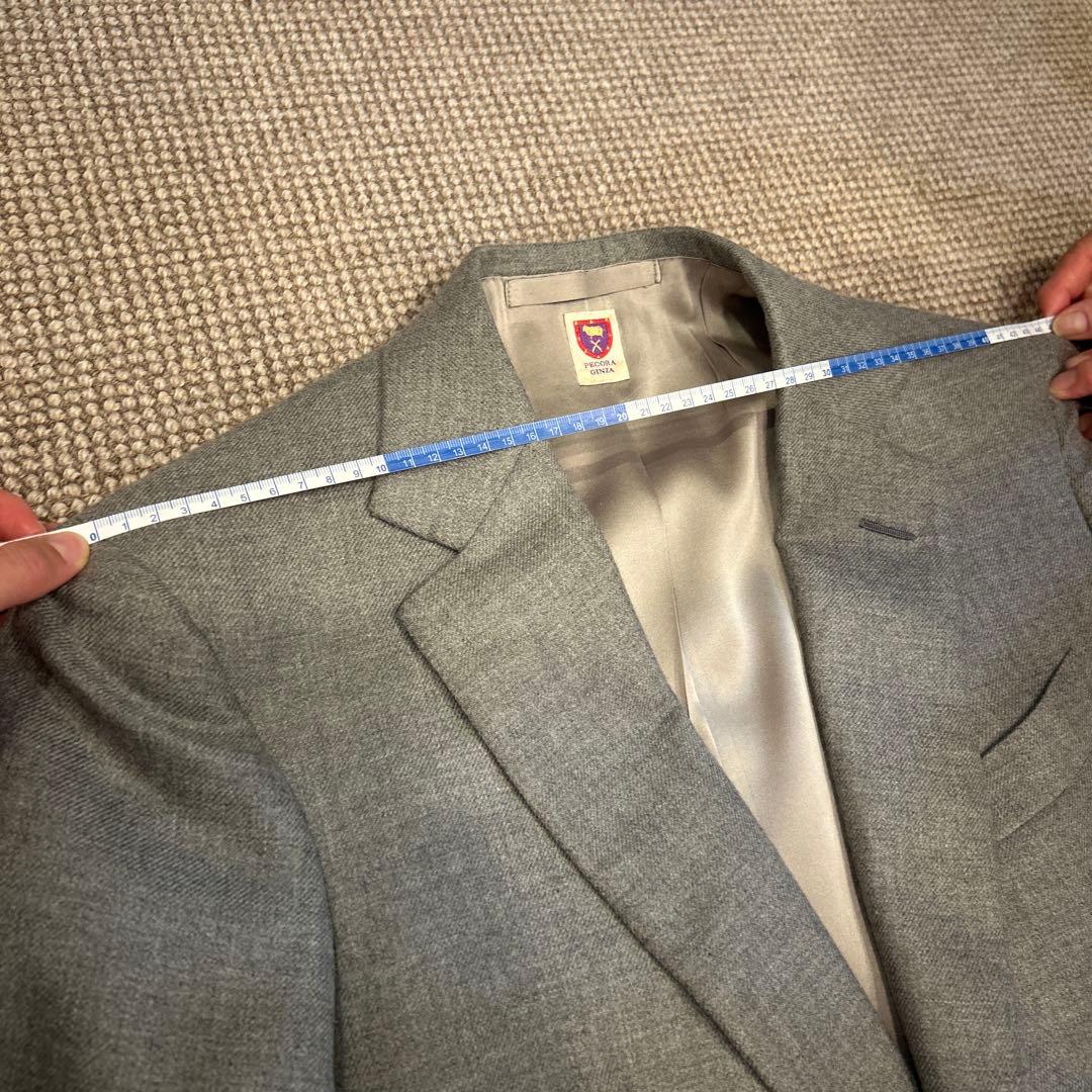 ペコラ銀座　カシミヤ　ビジネスジャケット　パンツ