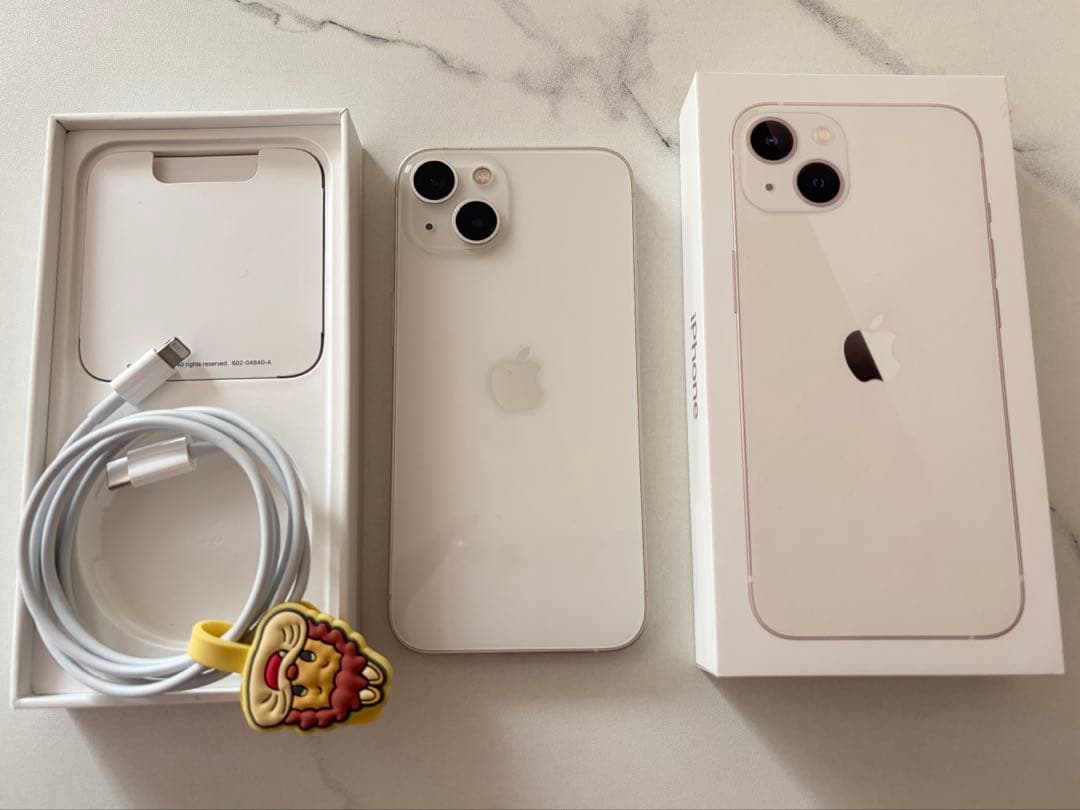 iPhone13 128GB スターライト SIMフリー 箱あり 初期化済み