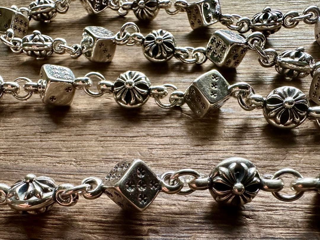 ウォレットチェーン ダブルクリップ　163グラム