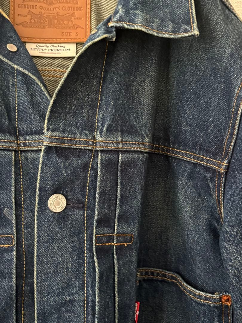 Levi's EDIFICE 別注トラッカージャケット　Sサイズ