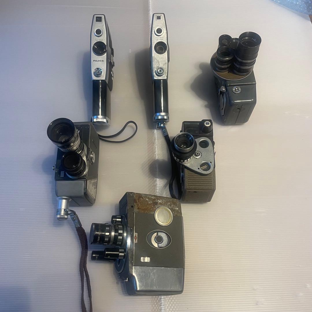 【ジャンク】fujica Yashica 8mmなど カメラセット 6点