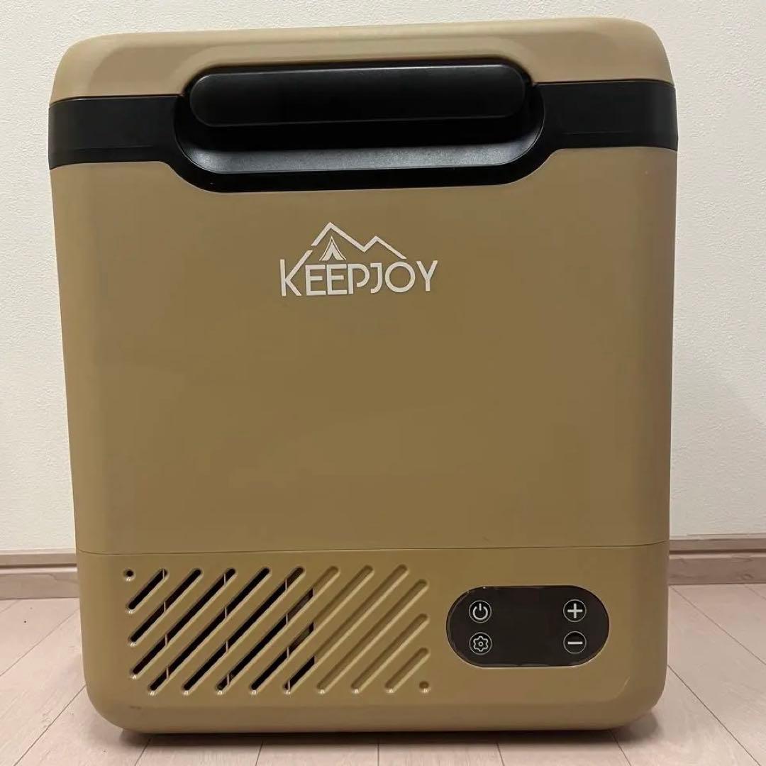 【ほぼ新品】KEEPJOY N12 冷凍冷蔵庫12L -20℃〜　バッテリー付き