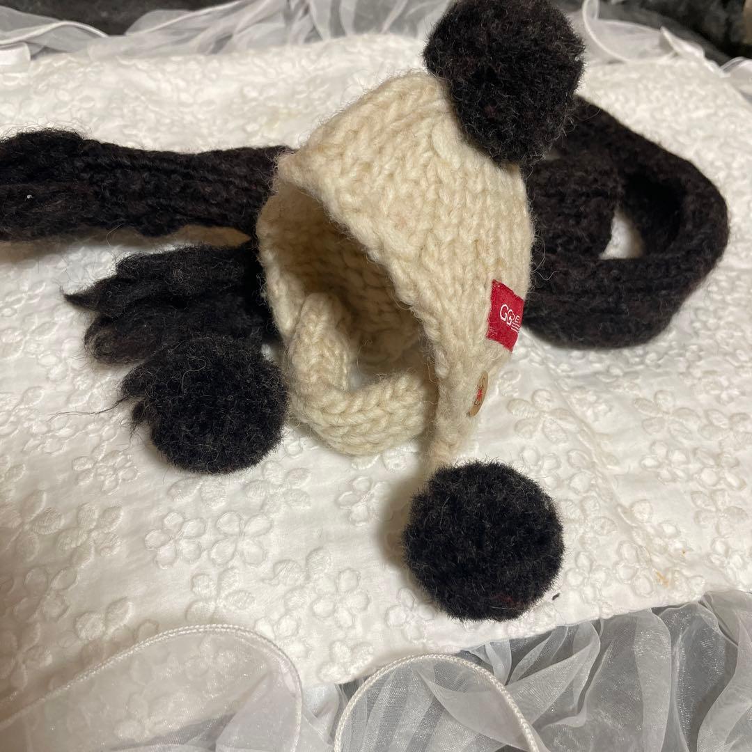 アトリエgg マフラーとニット帽、手袋サイズS