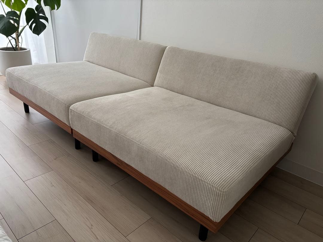 【美品】Ridleyコーデュロイソファ 2点セット