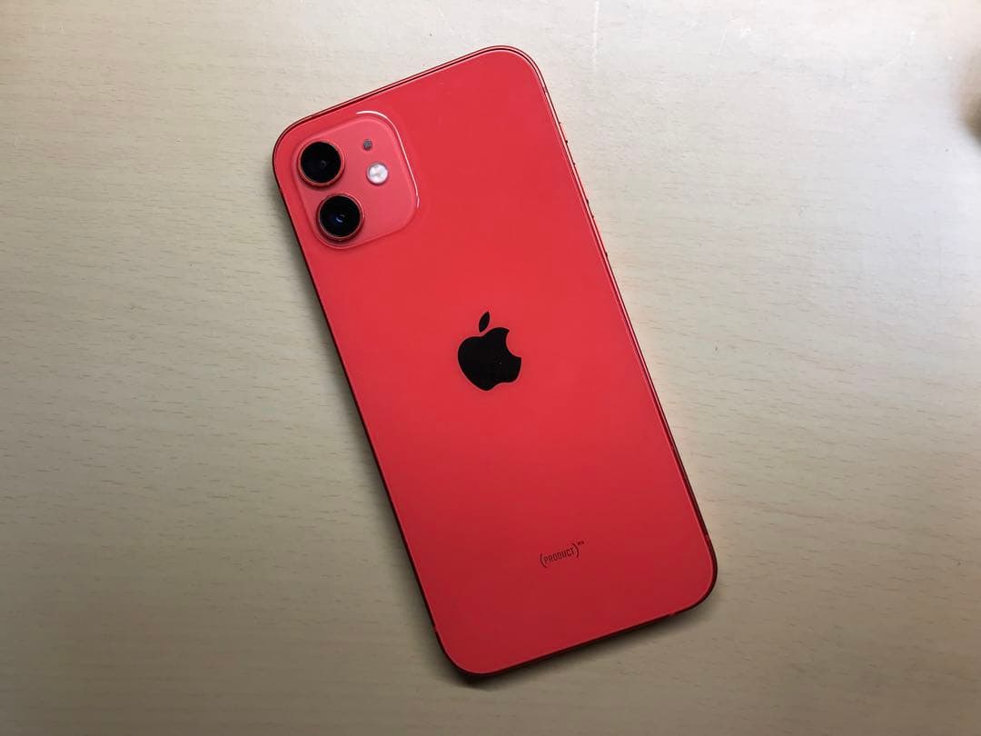 iPhone 12 プロダクトレッド　128GB SIMフリー　割れなし