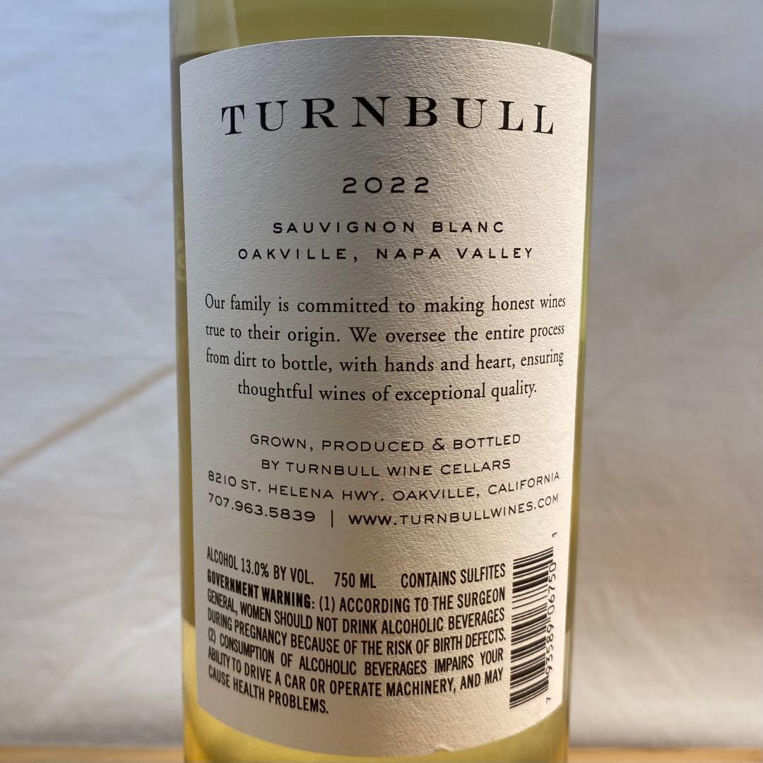 【6本セット】Turnbull Sauvignon Blanc 2022／白