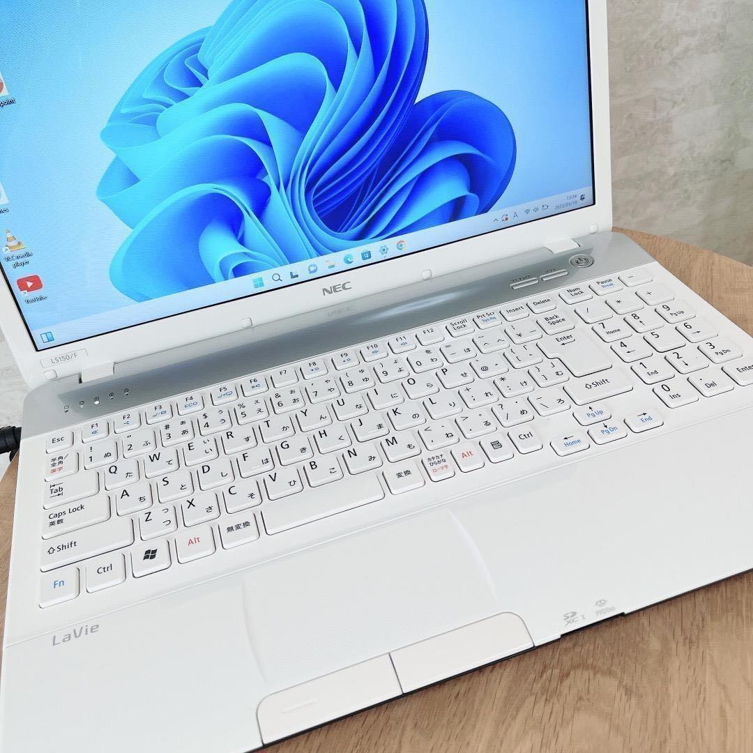 【爆速】 NEC ノートパソコン メモリ8GBで動作快適 高速SSDも搭載