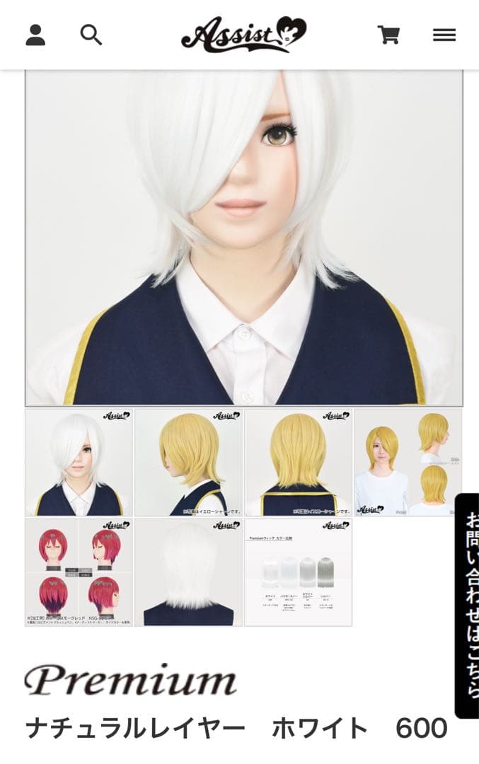 すめし様 コスプレ ウィッグ オーダー 専用ページ