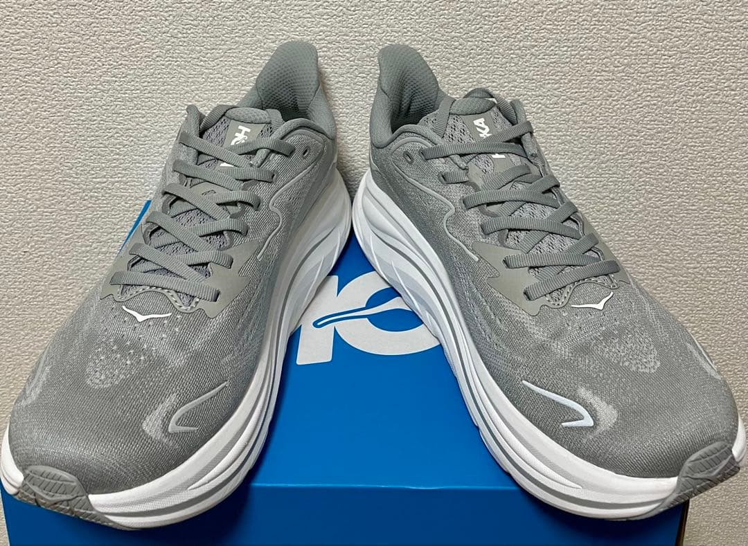 ワ*イ様 HOKA CLIFTON10 クリフトン10グレー28.5CM
