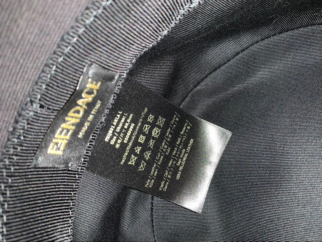 FIENDACE バケットハット 黒　60 Lサイズ