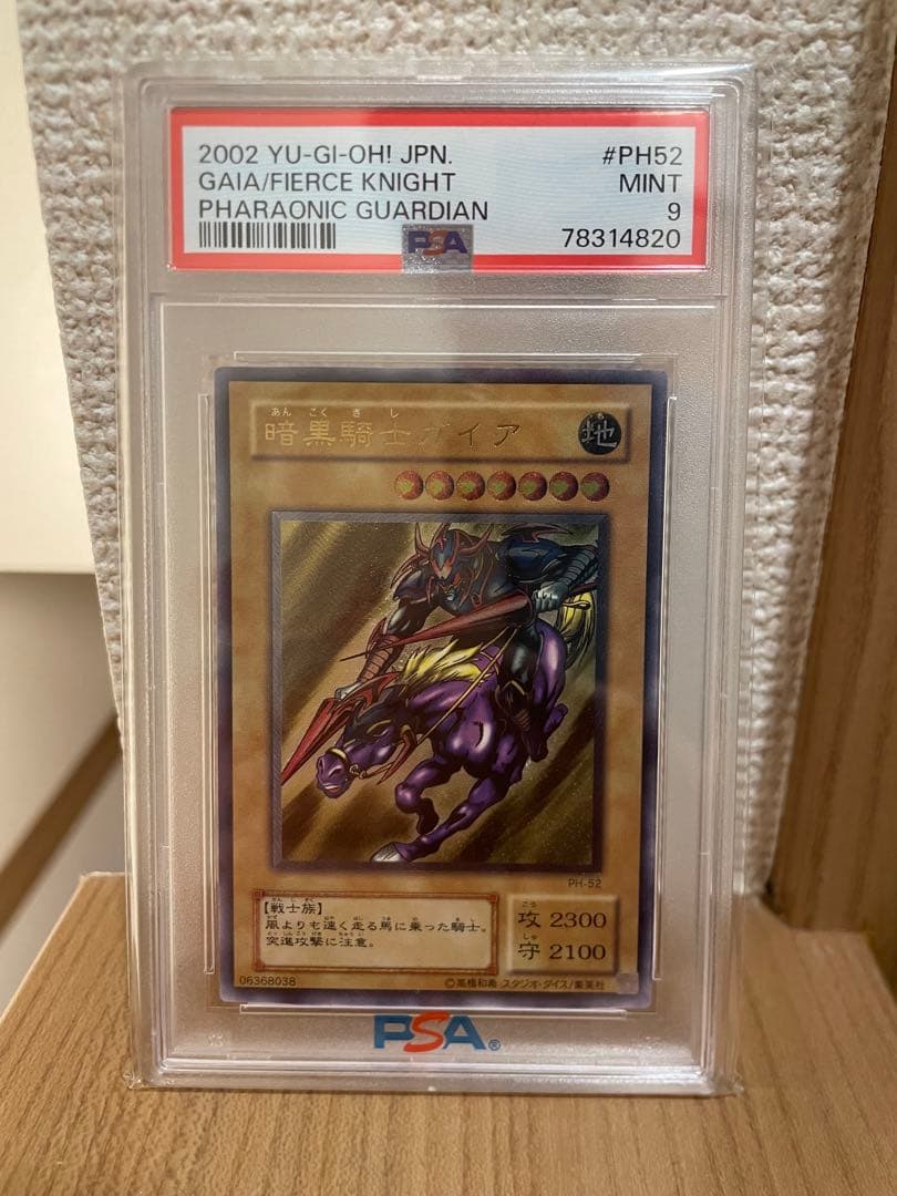 PSA9 暗黒騎士ガイア レリーフ 遊戯王