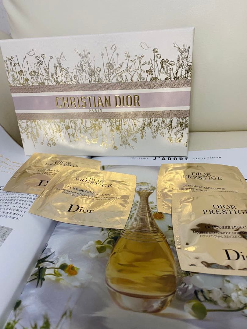 新品Diorジャドール①ボディミルク ②シャワージェル　プレステージおまけ付